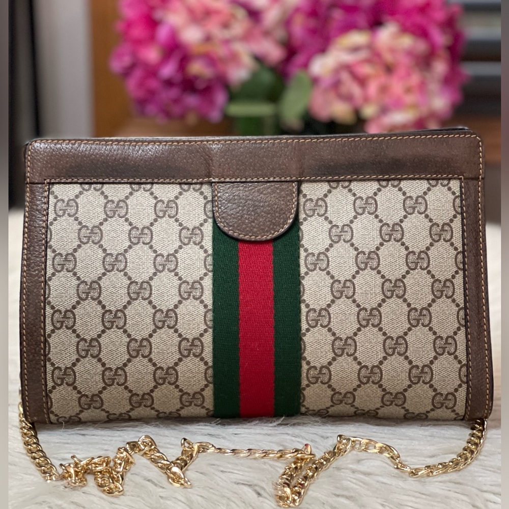 SOLD❌Authentic Gucci Monogram Ophidia bag - Picture 10 of 17